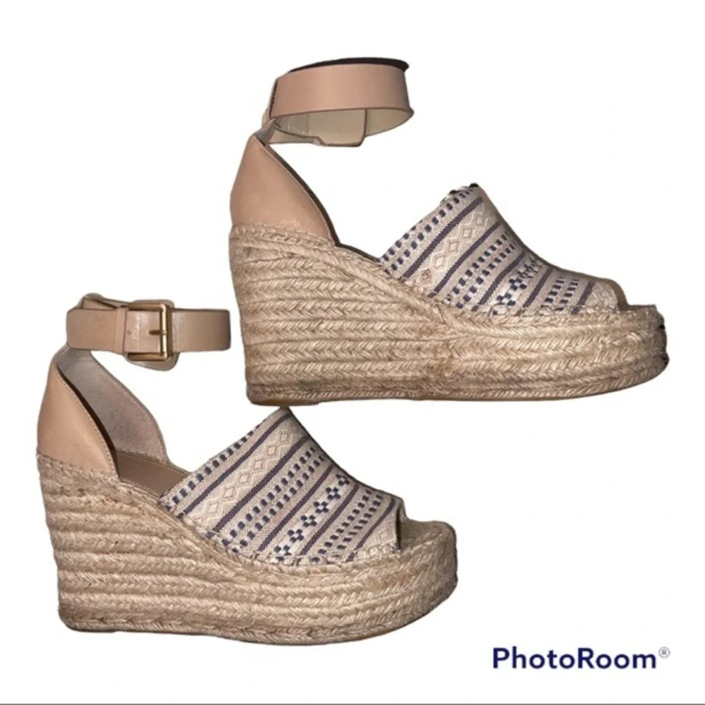 MARC FISHER Adeline Espadrille Wedge Sandals